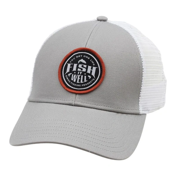 Бейсболка Fish It Well Small Fit Trucker (granite; Унисекс;)